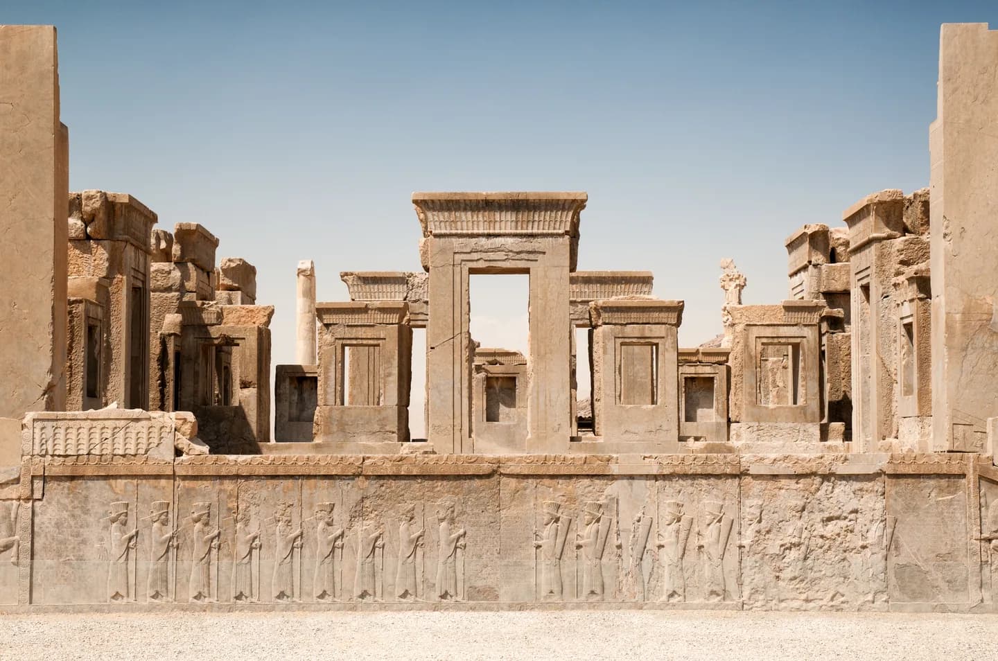 The Tachara ruins at Persepolis, Iran