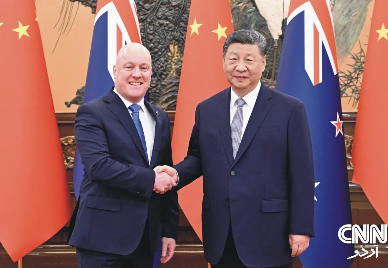 President Xi Jinping Meets New Zealand Prime Minister Christopher Luxon, Calls for Stronger Bilateral Ties