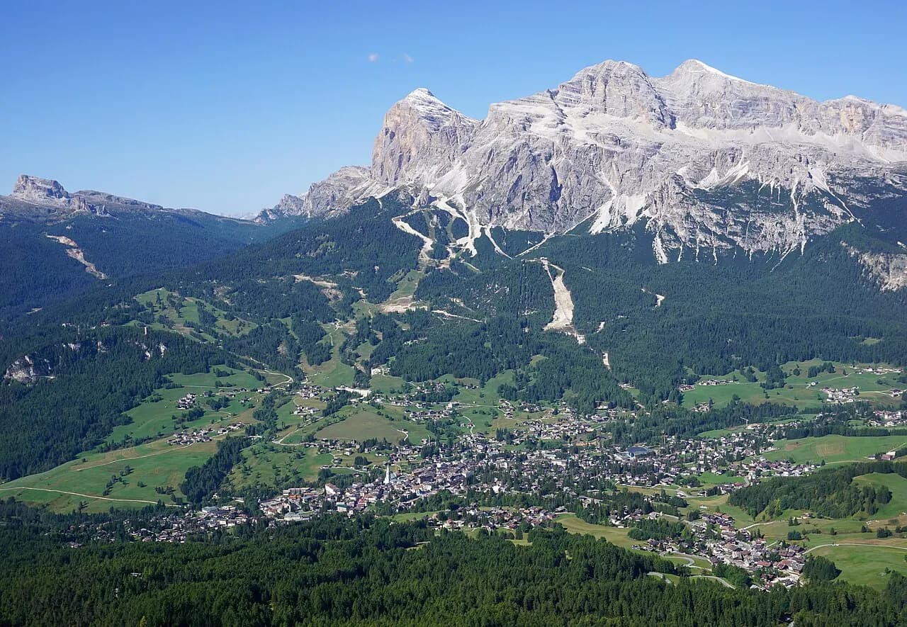 Dolomite mountains near Cortina d’Ampezzo, Italy
