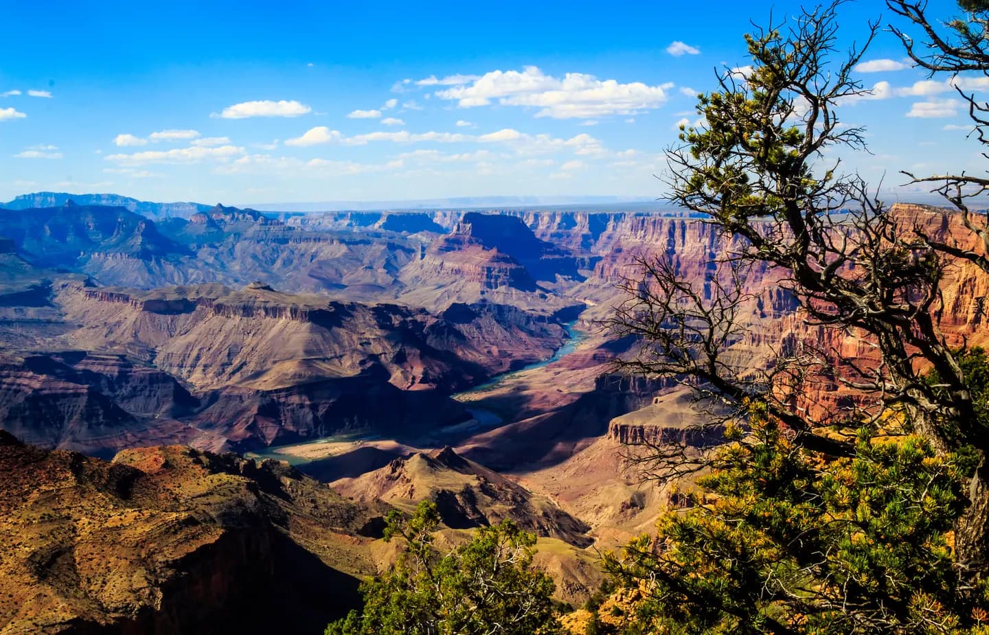 The Colorado River through the Grand Canyon, United States