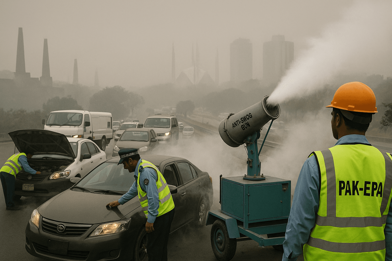 Pak-EPA Intensifies Anti-Smog Crackdown in Islamabad; Over 1,000 Vehicles Inspected, 80 Seized