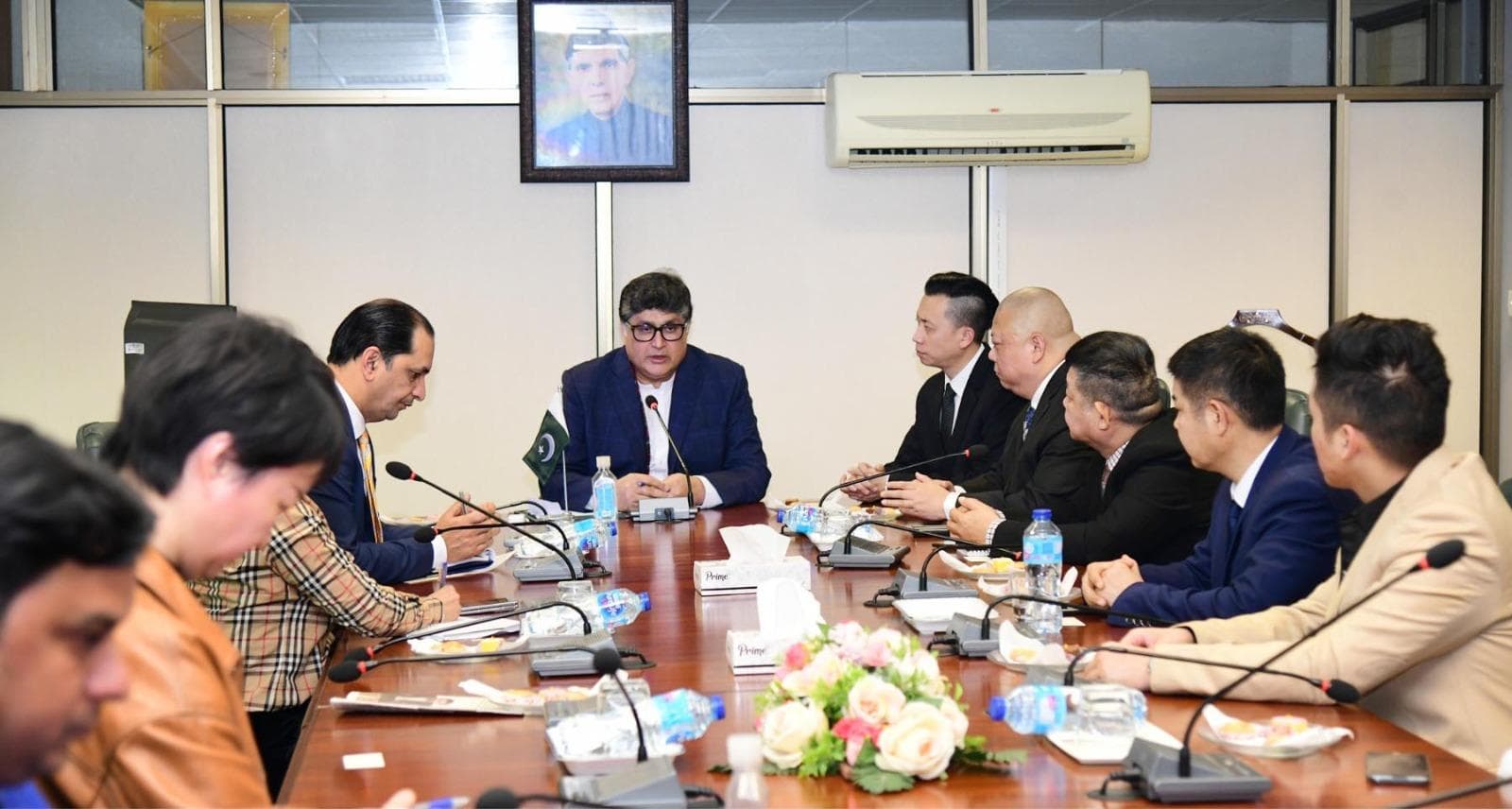 Chinese Business Delegation Explores Investment Opportunities in Pakistan with Caretaker Federal Minister for Privatisation, Mr. Fawad Hasan Fawad