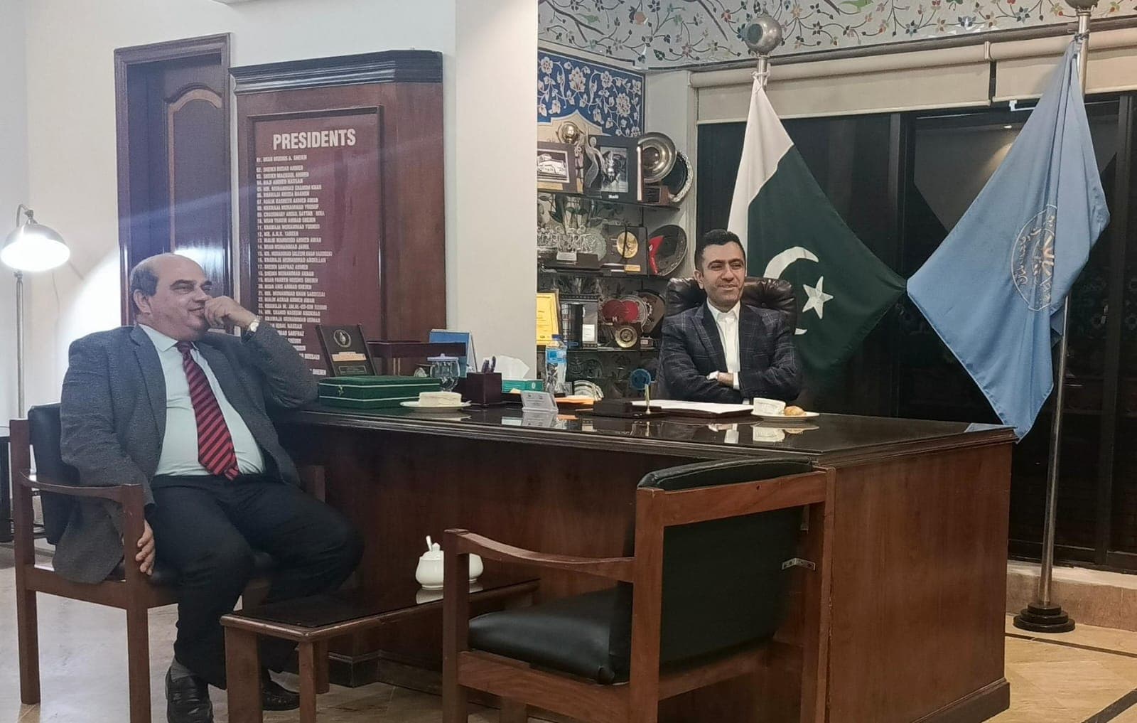 Registrar NUTECH's Meeting with President MCCI (Multan Chamber of Commerce)