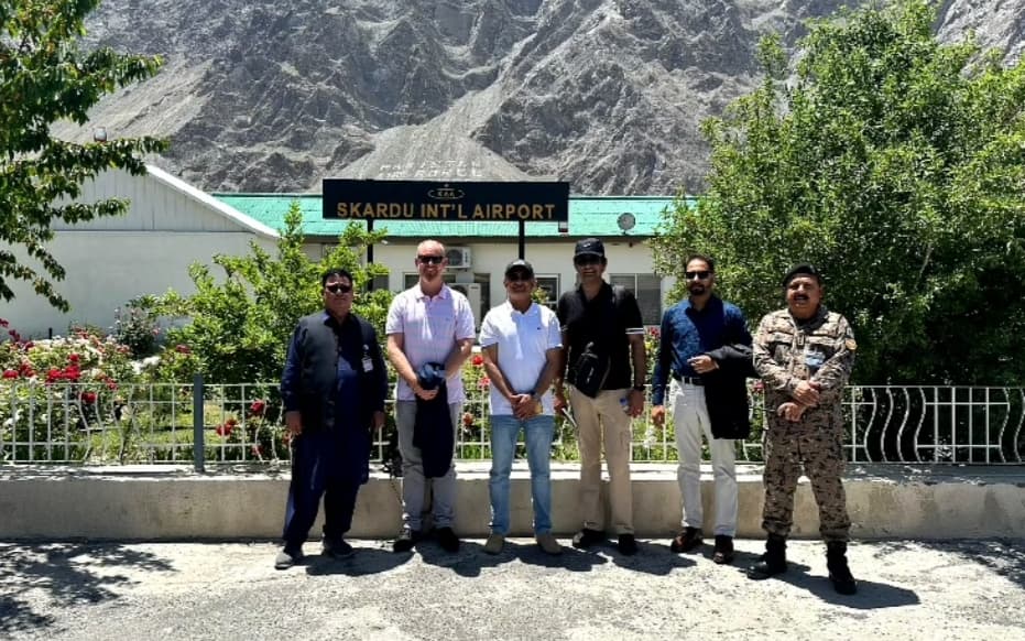 Australian High Commission Delegation Visits Skardu International Airport
